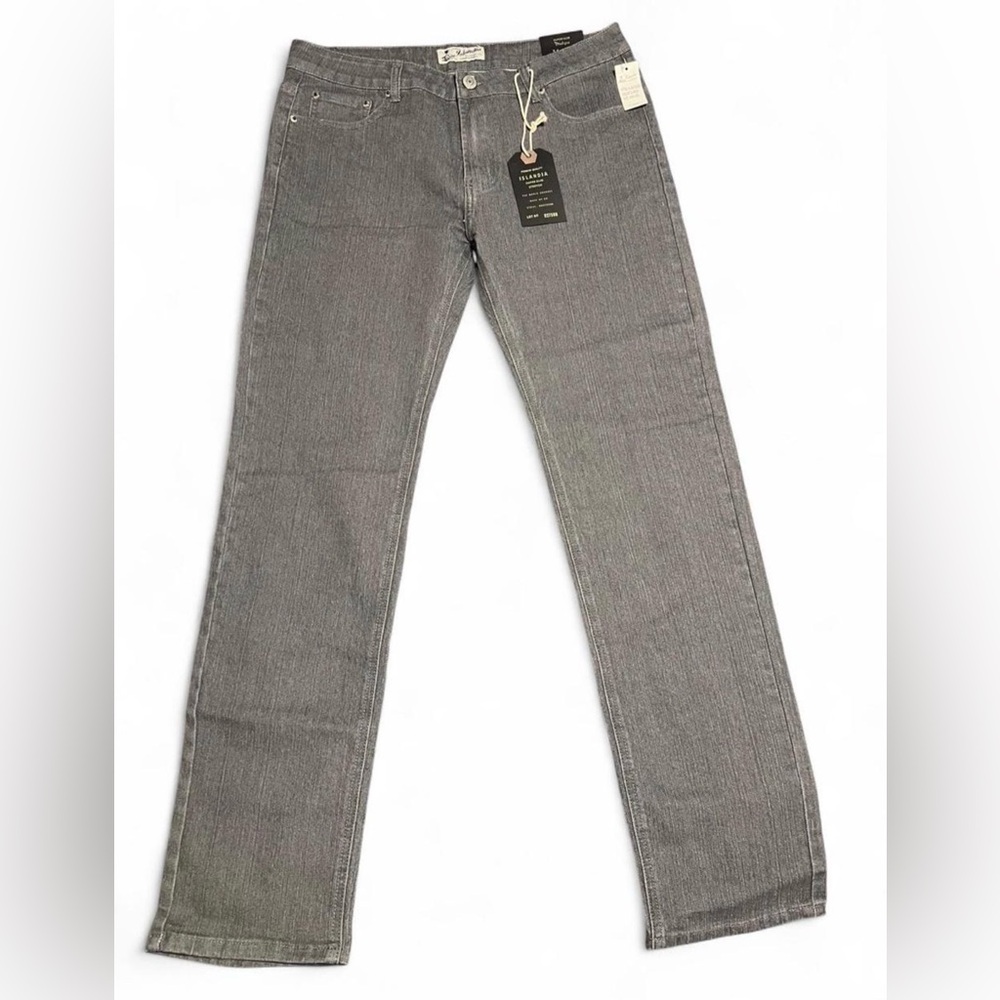 Men's Gray Slim stretch -(34x32) - Picture 2 of 4